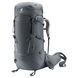 Рюкзак Deuter Aircontact Core 55+10 SL Graphite Black, Graphite Black, Для жінок, Похідні рюкзаки, З клапаном, One size, 55, 2140, Німеччина