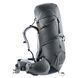 Рюкзак Deuter Aircontact Core 55+10 SL Graphite Black, Graphite Black, Для жінок, Похідні рюкзаки, З клапаном, One size, 55, 2140, Німеччина
