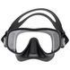 Маска Marlin Frameless Matte Black, black, Для дайвинга, Стандартная