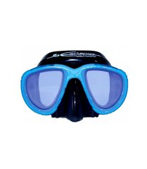 Маска Esclapez Diving Small E-Visio 1 Tropic, blue, Для подводной охоты, Двухстекольная, One size