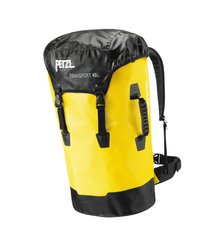 Транспортировочный мешок Petzl Transport 45 l, black/yellow, Транспортный мешок, 45