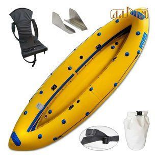 Байдарка надувна Ладья Чайка LB-300 Comfort, yellow-blue