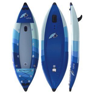 Надувний каяк F2 Wave Inflatable 1-seat, blue, Каяки надувные, Надувні, sit-in, Одномісні