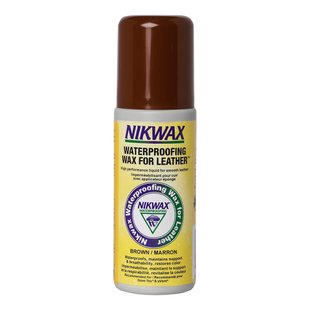 Просочення для виробів зі шкіри Nikwax Waterproofing Wax for Leather Brown 125ml, brown, Засоби для просочення, Для взуття, Для шкіри, Великобританія, Великобританія