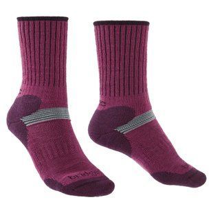 Шкарпетки Bridgedale Women's Ski Cross Country Merino Performance Boot Berry/Plum, Berry/plum, M, Для жінок, Гірськолижні, Комбіновані, Великобританія, Великобританія