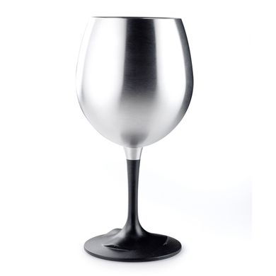 Бокал для вина GSI Outdoors Glacier Stainless Nesting Red Wine Glass, silver, Бокали, Нержавіюча сталь