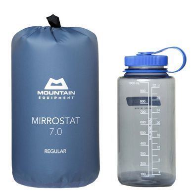Надувний килимок Mountain Equipment Mirrostat 7.0 Mat Regular, Bluefin, Надувні килими, Regular, 490, Великобританія