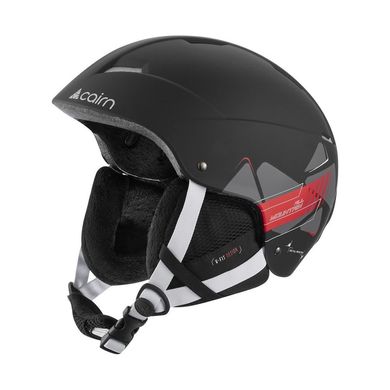 Шлем горнолыжный Cairn Andromed, mat black-racing, Горнолыжные шлемы, Универсальный, 57-58