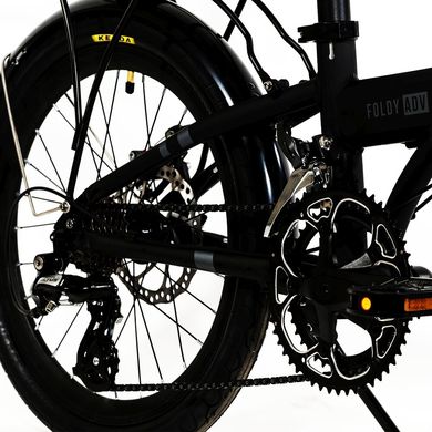 Велосипед Vento FOLDY ADV 2020, Black matt, One size, Складані, Універсальні, 148-195 см, 2020