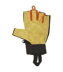 Перчатки Climbing Technology Half Finger Gloves, black/orange, L, Без пальцев