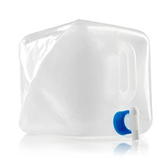 Каністра для води GSI Outdoors Water Cube 10 л, white, М'які каністри, Харчовий пластик, 10, США, США