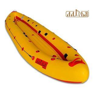 Байдарка надувна Ладья Чайка LB-400 Basic, Yellow-Red