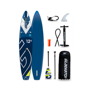Надувна SUP дошка GLADIATOR PRO 12.6S, blue, Турингові, Київ, Харків, Одеса, Днiпро, Запоріжжя, Львів, Кривий Ріг, Вінниця, Полтава, Чернігів, Черкаси, Суми, Хмельницький, Чернівці, Рівне