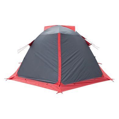 Намет Tramp Peak 2 (v2), grey/red, Намети, Для походів: піших та гірських, 3700, Двомісні, З тамбуром, 2, 8000, 10000, Алюмінієвий сплав, Двошарові, Київ, Харків, Одеса, Днiпро, Запоріжжя, Львів, Кривий Ріг, Вінниця, Полтава, Чернігів, Черкаси, Суми, Хмельницький, Чернівці, Рівне