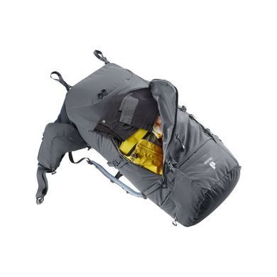 Рюкзак Deuter Aircontact Core 65+10 SL Graphite Black, Graphite Black, Для жінок, Похідні рюкзаки, З клапаном, One size, 65, 2330, Німеччина
