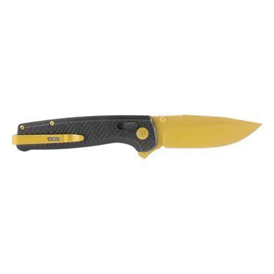 Ніж складаний SOG Terminus XR LTE, Carbon/Gold, Складані ножі