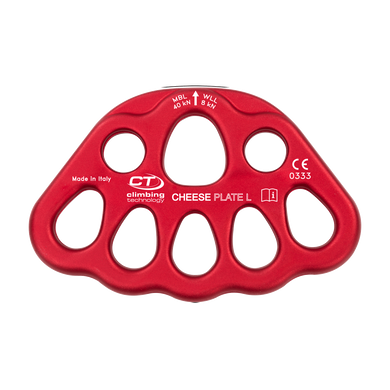 Такелажна пластина Climbing Technology Cheese Plate Large 45kN, red, Такелажна пластина, Італія, Італія