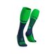 Гольфи Compressport Skimo Full Socks, blue/lime, Універсальні, Гольфы, Т1 (30-34 см)
