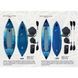 Надувний каяк F2 Wave Inflatable 2-seat, blue, Каяки надувные, Надувні, sit-in, Двомісні