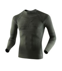 Термокофта X-Bionic Hunting Man Shirt Long Sleeves Roundneck, Green/anthracite, L/XL, Для чоловіків, Кофти, Синтетична, Для активного відпочинку