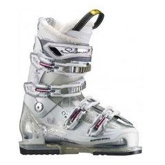 Гірськолижні черевики Salomon Idol 85 CS, Crystal translucent/White, 23, Для жінок, Черевики для лиж