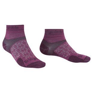 Шкарпетки Bridgedale Women's Trail Run Ultralight Zero Merino Sport Low Purple, purple, M, Для жінок, Бігові, Комбіновані, Великобританія, Великобританія