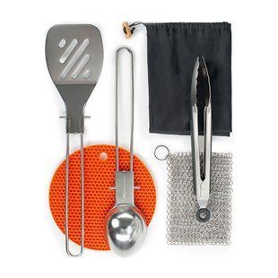 Комплект GSI Outdoors Basecamp Chef's Tool Set, Stainless, Столовые приборы, Нержавеющая сталь, США, Киев, Харьков, Одесса, Днепр, Запорожье, Львов, Кривой Рог, Винница, Полтава, Чернигов, Черкассы, Сумы, Хмельницкий, Черновцы, Ровно
