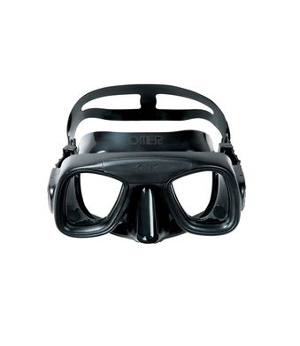 Маска Omer Abyss Exclusive Mask з дзеркальними лінзами, black, Для підводного полювання, Двоскляна, One size