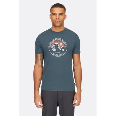 Футболка Rab Men`s Stance Alpine Peak Beluga, Beluga, Для мужчин, L, Футболки