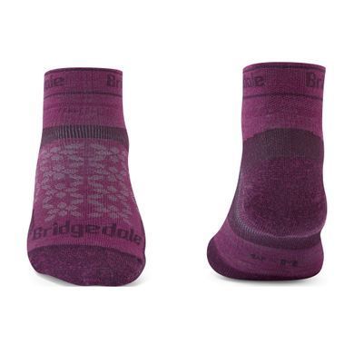 Шкарпетки Bridgedale Women's Trail Run Ultralight Zero Merino Sport Low Purple, purple, M, Для жінок, Бігові, Комбіновані, Великобританія, Великобританія