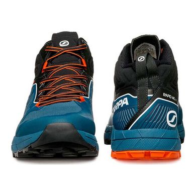 Кросівки Scarpa Rapid MID GTX, Cosmic Blue/Orange, Трекінгові, Бігові, Для чоловіків, 45, З мембраною, Київ, Харків, Одеса, Днiпро, Запоріжжя, Львів, Кривий Ріг, Вінниця, Полтава, Чернігів, Черкаси, Суми, Хмельницький, Чернівці, Рівне, Італія