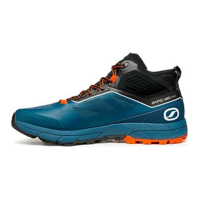 Кроссовки Scarpa Rapid MID GTX, Cosmic Blue/Orange, Трекинговые, Беговые, Для мужчин, 45, С мембраной, Киев, Харьков, Одесса, Днепр, Запорожье, Львов, Кривой Рог, Винница, Полтава, Чернигов, Черкассы, Сумы, Хмельницкий, Черновцы, Ровно, Италия