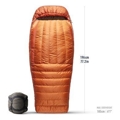 Спальний мішок Sea to Summit Basecamp -9&deg;C Regular, Bombay Brown, Regular, Спальник, Кокон, Універсальний, Пуховий, Трисезонні, Left, 1832, Київ, Харків, Одеса, Днiпро, Запоріжжя, Львів, Кривий Ріг, Вінниця, Полтава, Чернігів, Черкаси, Суми, Хмельницький, Чернівці, Рівне