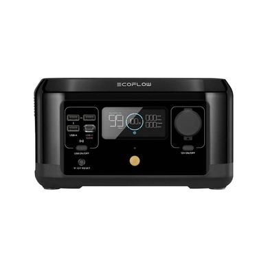 Зарядная станция EcoFlow RIVER mini (Wireless), black, Накопители