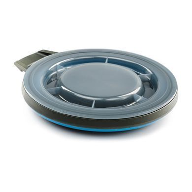 Миска+крышка GSI Outdoors Escape Bowl+Lid, blue, Миски, Силикон, США, Киев, Харьков, Одесса, Днепр, Запорожье, Львов, Кривой Рог, Винница, Полтава, Чернигов, Черкассы, Сумы, Хмельницкий, Черновцы, Ровно