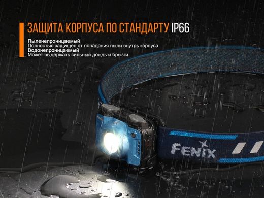Ліхтар налобний Fenix HL12R, синий, Налобні