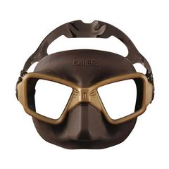 Маска Omer ZERO 3 Mask Mud, green, Для підводного полювання, Двоскляна, One size
