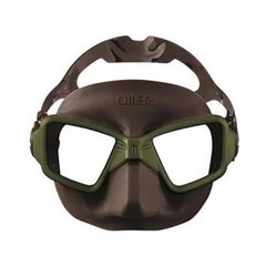 Маска Omer ZERO 3 Mask Olive, olive, Для підводного полювання, Двоскляна, One size