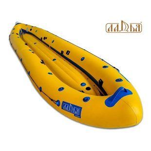 Байдарка надувна Ладья Чайка LB-480-3 Basic, yellow-blue
