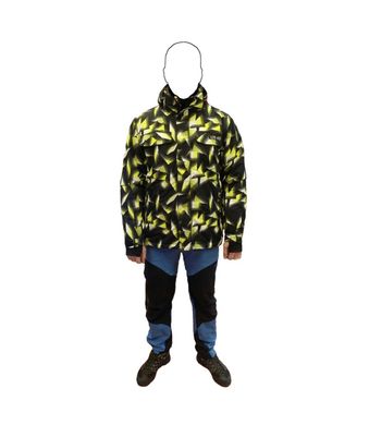 Горнолыжная куртка US40 Toruk, black/yellow, Куртки, L, Для мужчин