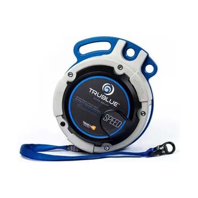 Автоматическое устройство контроля спуска Head Rush TRUBLUE SPEED 12.5m Petzl P58 S, Blue/Gray