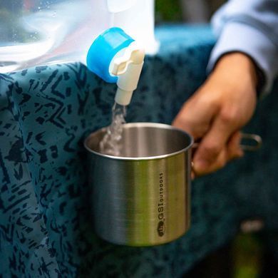 Кружка-котелок со складными ручками GSI Outdoors Glacier Stainless Bottle Cup Large (710 мл), steel, Кухлі, Нержавеющая сталь, 0.7, США, Киев, Харьков, Одесса, Днепр, Запорожье, Львов, Кривой Рог, Винница, Полтава, Чернигов, Черкассы, Сумы, Хмельницкий, Черновцы, Ровно