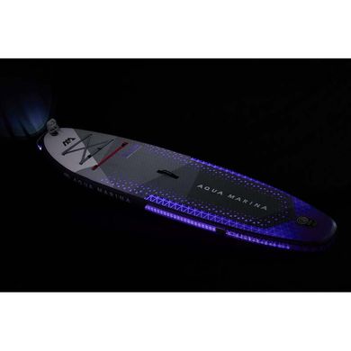 Надувная SUP доска с подсветкой Aqua Marina GLOW 10'4", gray, SUP, Универсальные, Прогулочный, Туристический, Киев, Харьков, Одесса, Днепр, Запорожье, Львов, Кривой Рог, Винница, Полтава, Чернигов, Черкассы, Сумы, Хмельницкий, Черновцы, Ровно, Китай, Китай