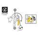 Спусковое устройство Petzl I&rsquo;D S Yellow, yellow/grey