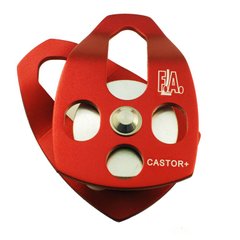 Блок-ролик First Ascent CASTOR plus 15, red, Блок, Одинарный, Дюралюминий