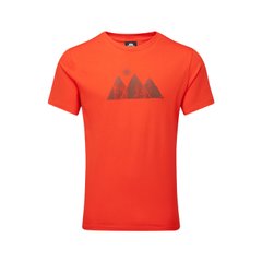 Футболка чоловіча Mountain Equipment Mountain Sun Mens Tee, Cardinal Orange, Для чоловіків, S, Футболки, Китай, Великобританія