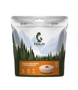 Сухий продукт ЇDLO Каша пшоняна з журавлиною 100 г, silver, Солодкі страви, Україна, Україна