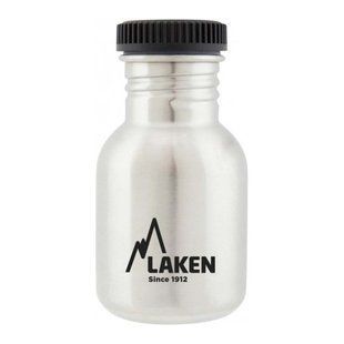 Фляга Laken Basic Steel Bottle 0.35L P/S Cap Plain, Plain, Фляги, Алюміній, 0.35, Київ, Харків, Одеса, Днiпро, Запоріжжя, Львів, Кривий Ріг, Вінниця, Полтава, Чернігів, Черкаси, Суми, Хмельницький, Чернівці, Рівне