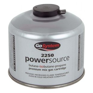 Балон газовий GoSystem Powersource 220G B/P Mix Cartridge, silver, Київ, Харків, Одеса, Днiпро, Запоріжжя, Львів, Кривий Ріг, Вінниця, Полтава, Чернігів, Черкаси, Суми, Хмельницький, Чернівці, Рівне