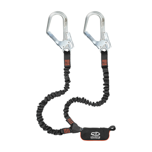 Самостраховка Climbing Technology FLEX-ABS 140 STEEL Y-S, grey/orange